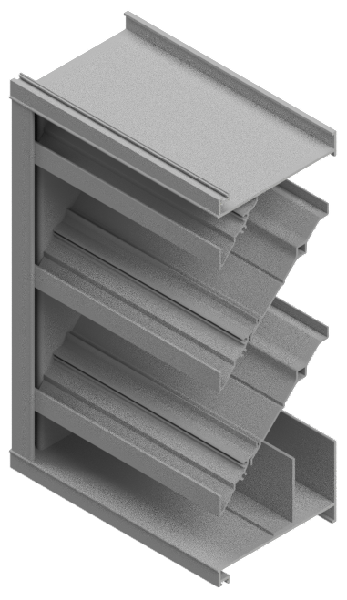 6" Deep, Drainable, Extruded Aluminum